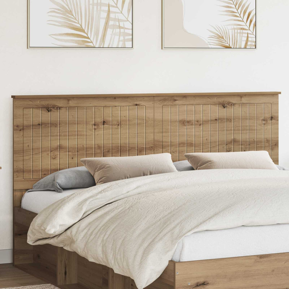 vidaXL Headboard Artisan Oak Engineered wood