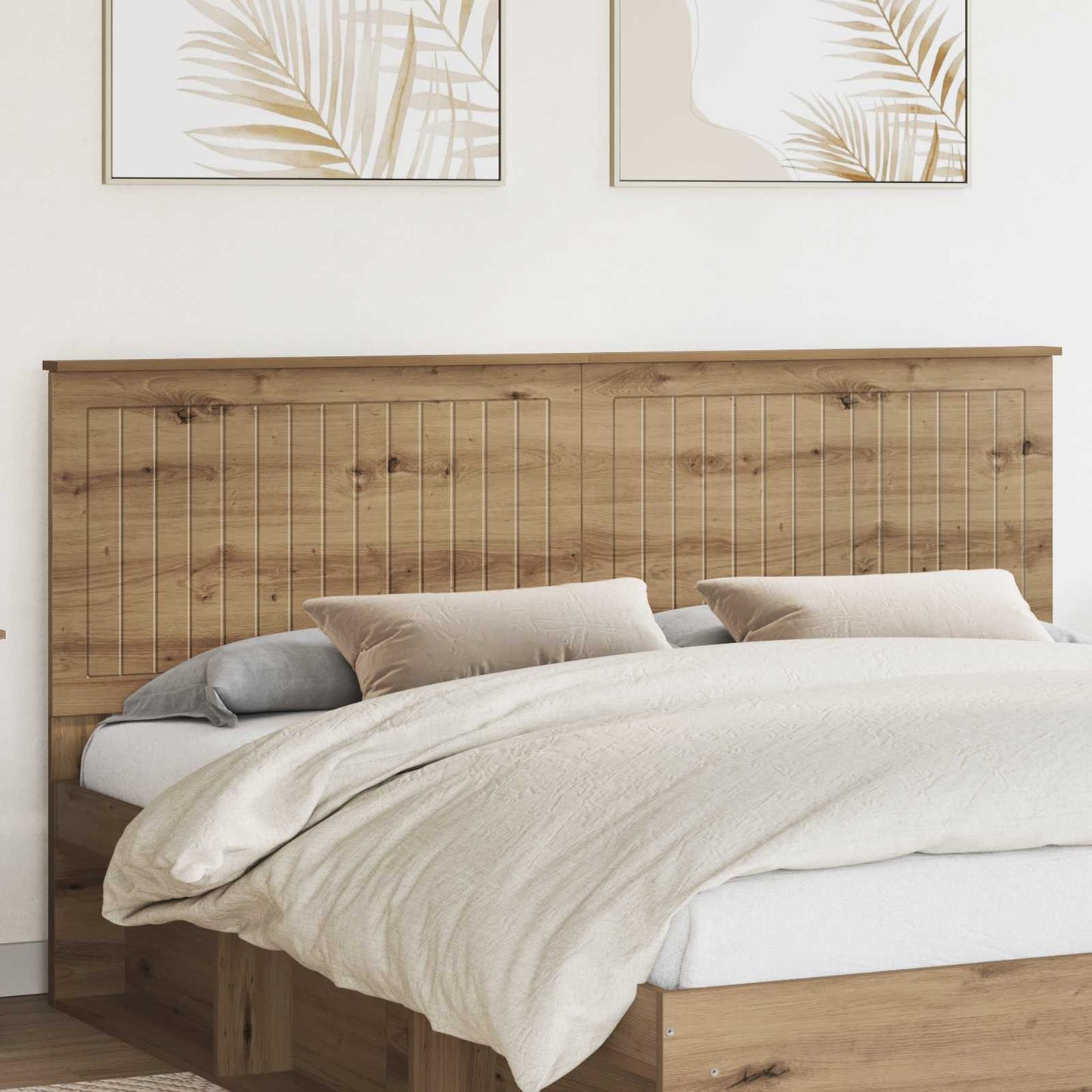 vidaXL Headboard Artisan Oak Engineered wood