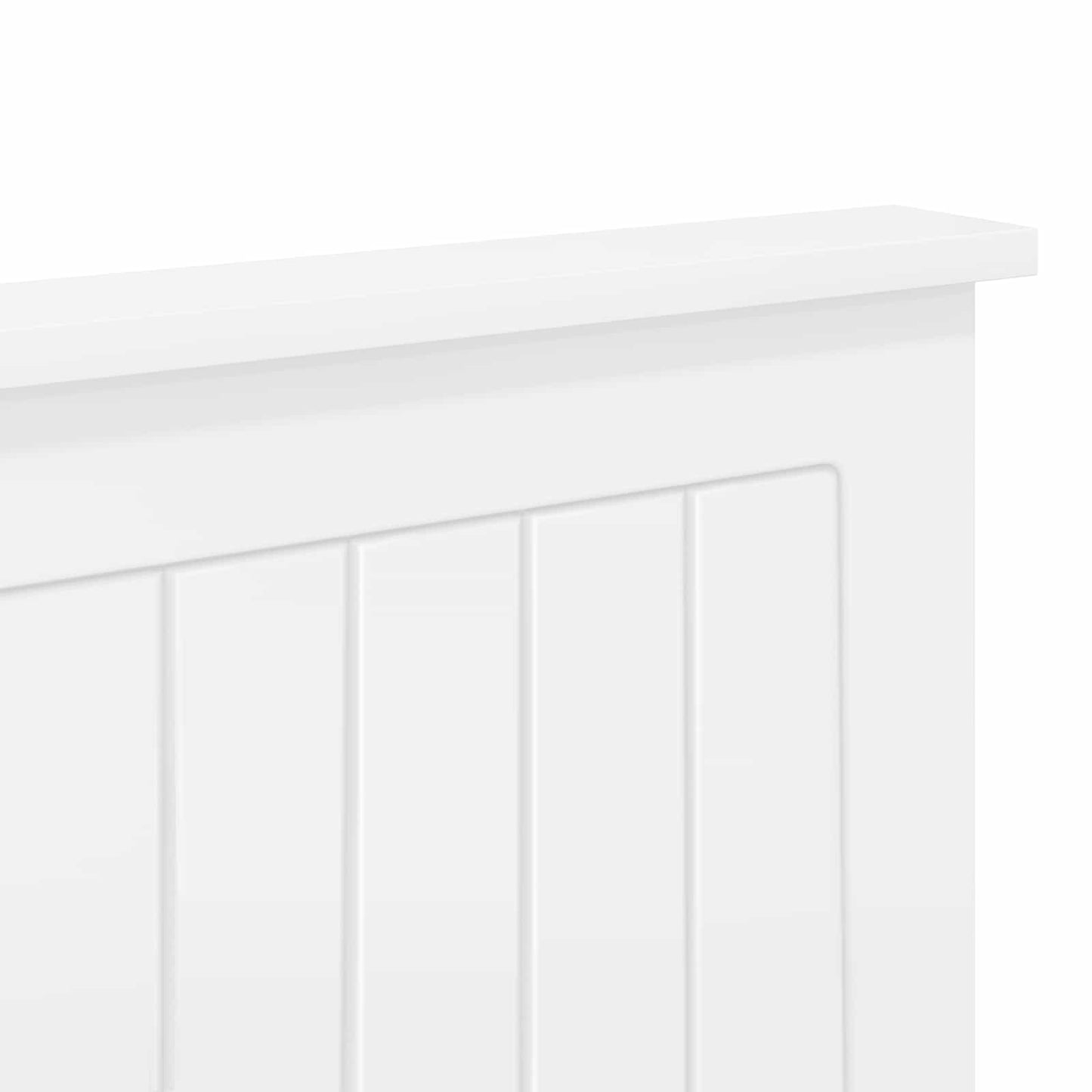 vidaXL Headboard with Headboard White 160 cm Engineered wood