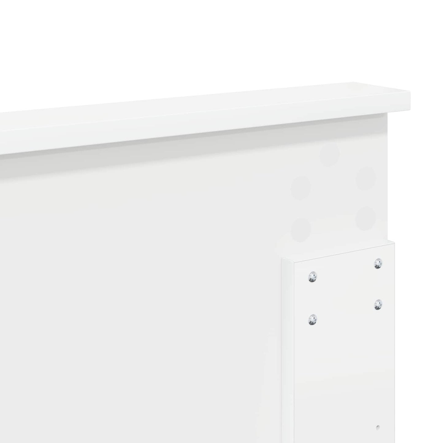 vidaXL Headboard with Headboard White 160 cm Engineered wood