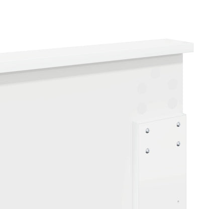 vidaXL Headboard with Headboard White 160 cm Engineered wood