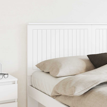 vidaXL Headboard with Headboard White 160 cm Engineered wood