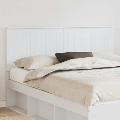 vidaXL Headboard with Headboard White 160 cm Engineered wood