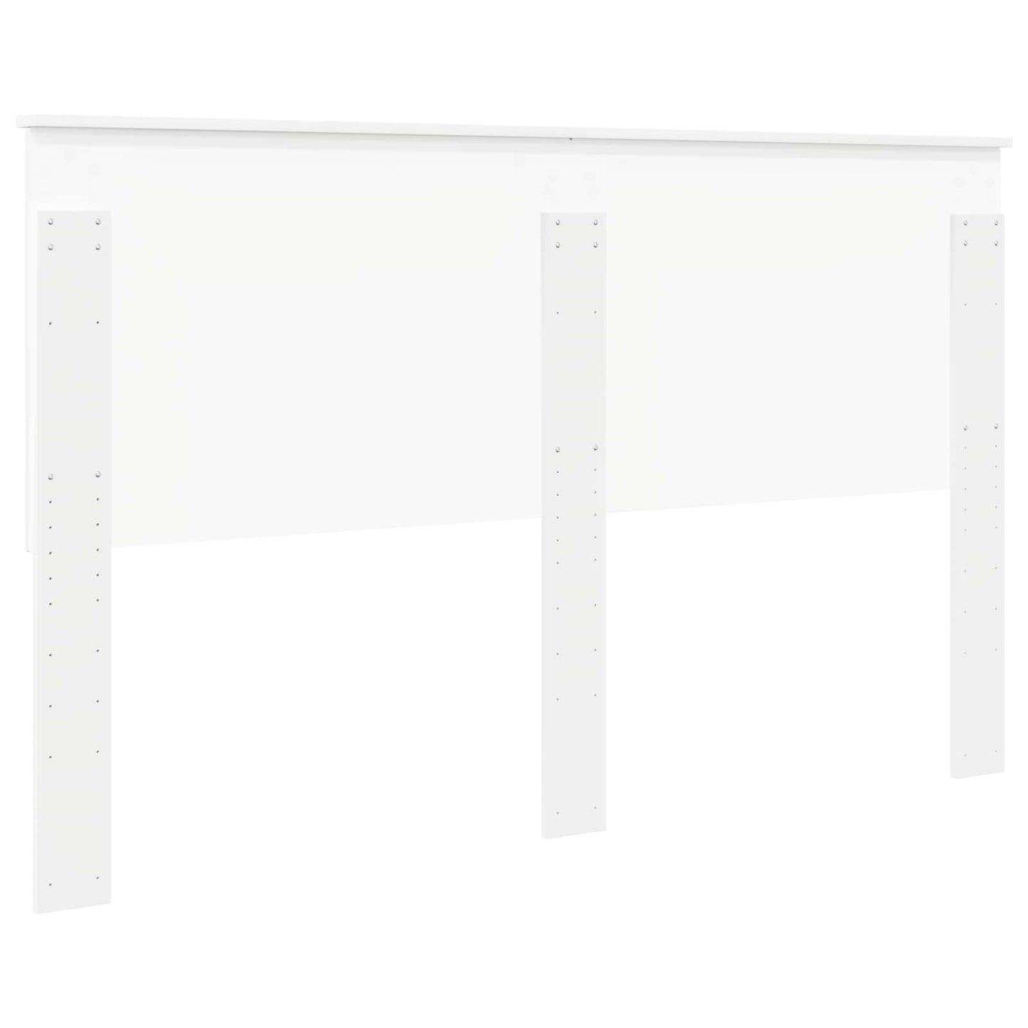 vidaXL Headboard with Headboard White 160 cm Engineered wood