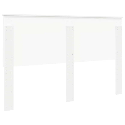 vidaXL Headboard with Headboard White 160 cm Engineered wood