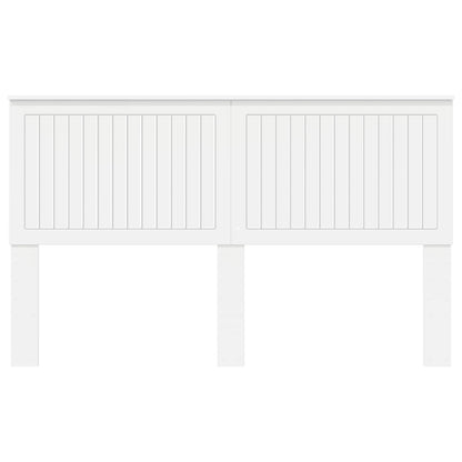 vidaXL Headboard with Headboard White 160 cm Engineered wood