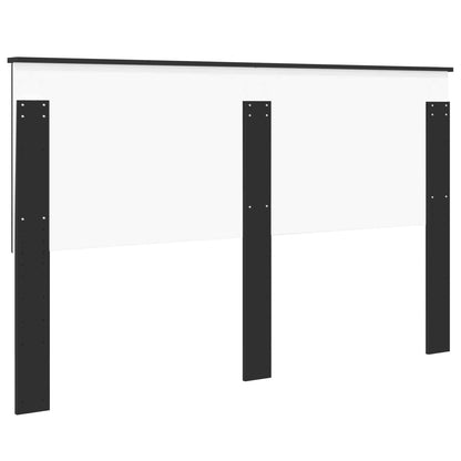 vidaXL Headboard with Headboard Black Oak 160 cm Engineered wood