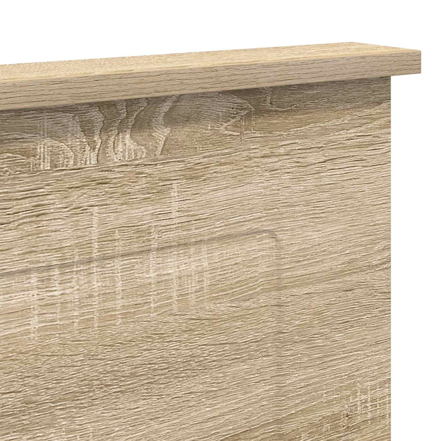 vidaXL Headboard with Headboard Sonoma Oak 160 cm Engineered wood