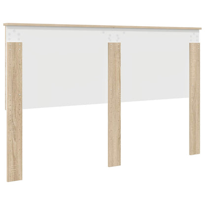 vidaXL Headboard with Headboard Sonoma Oak 160 cm Engineered wood