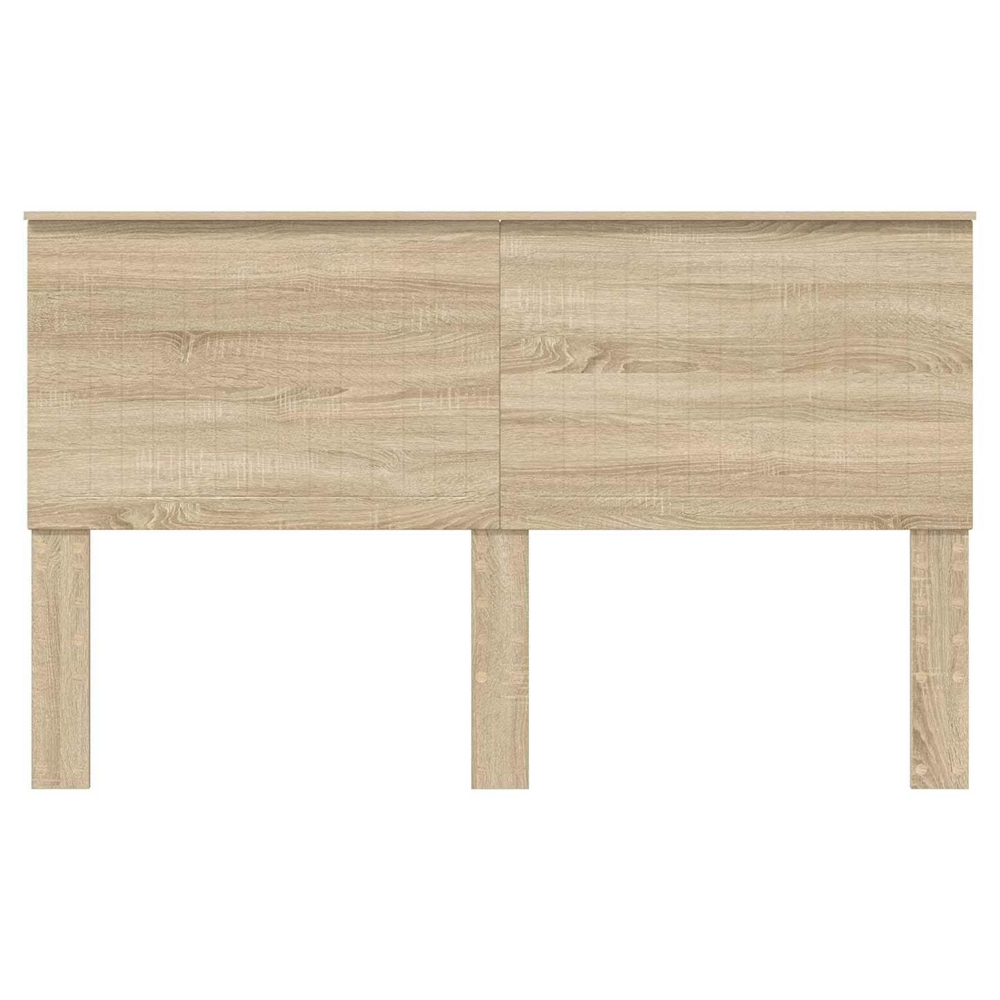vidaXL Headboard with Headboard Sonoma Oak 160 cm Engineered wood