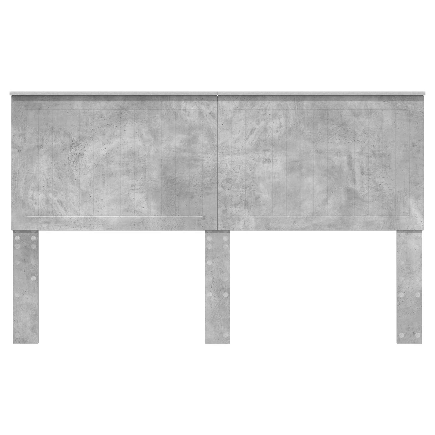 vidaXL Headboard with Headboard Concrete Grey 160 cm Engineered wood
