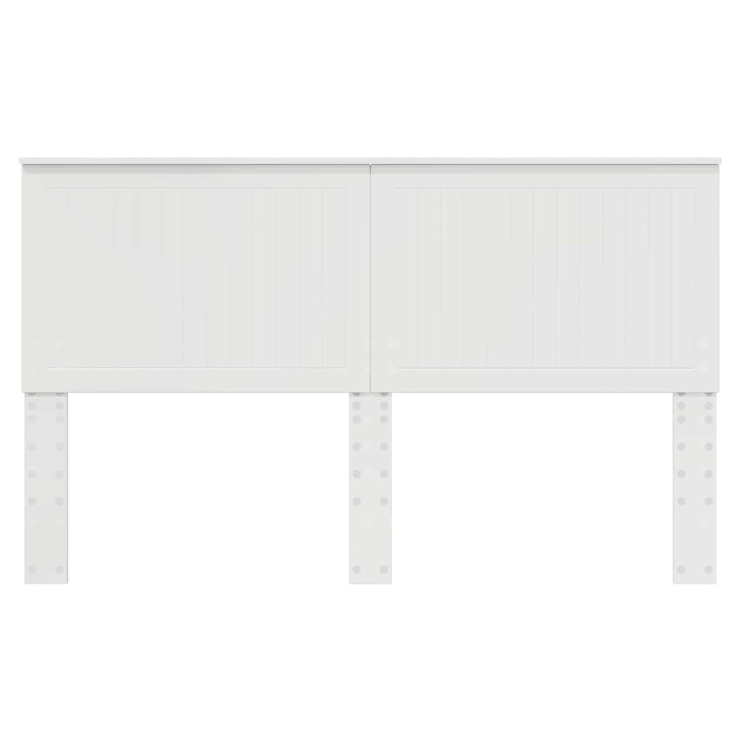 vidaXL Headboard with Headboard Gloss White 160 cm Engineered wood