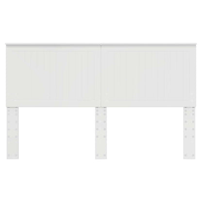 vidaXL Headboard with Headboard Gloss White 160 cm Engineered wood