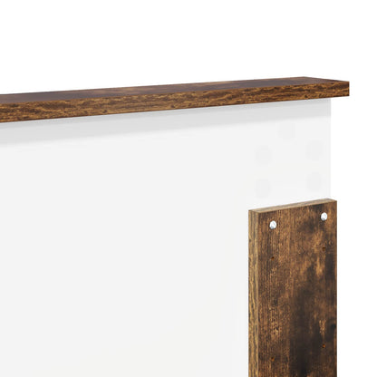vidaXL Headboard with Headboard Smoked Oak 160 cm Engineered wood