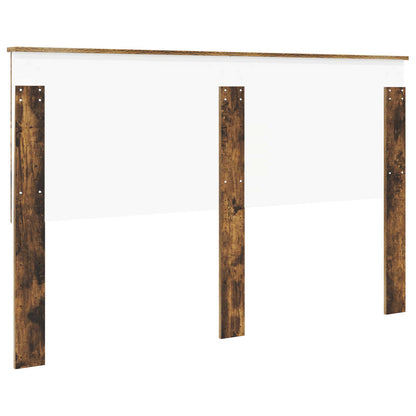 vidaXL Headboard with Headboard Smoked Oak 160 cm Engineered wood