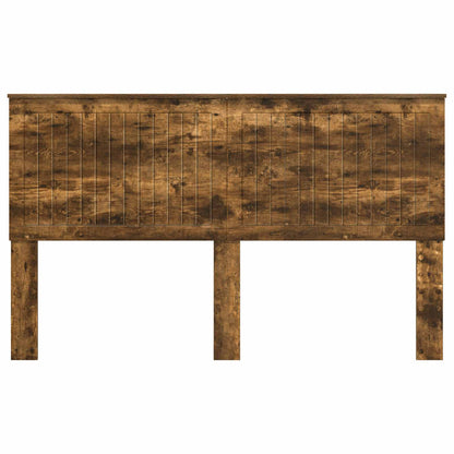vidaXL Headboard with Headboard Smoked Oak 160 cm Engineered wood