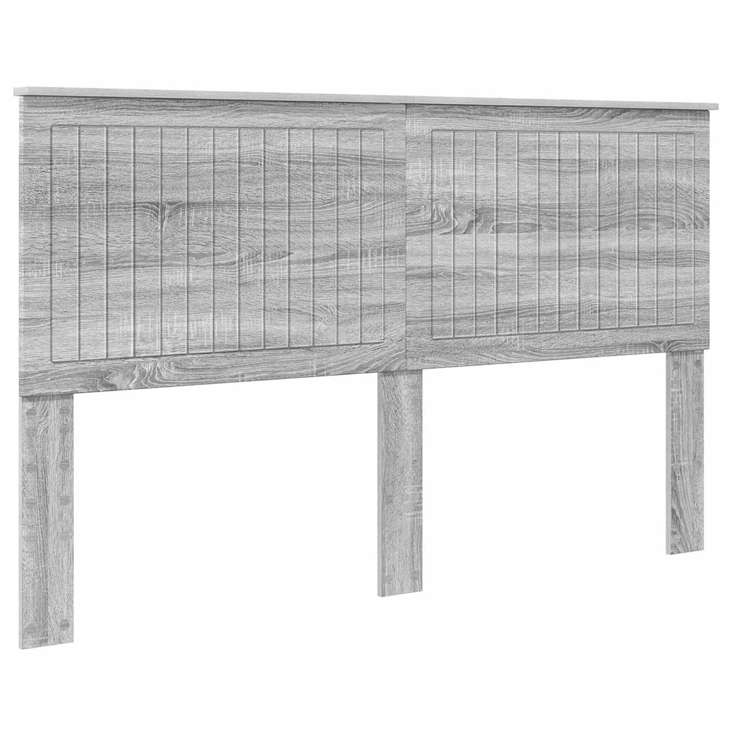 vidaXL Headboard with Headboard Grey Sonoma 160 cm Engineered wood