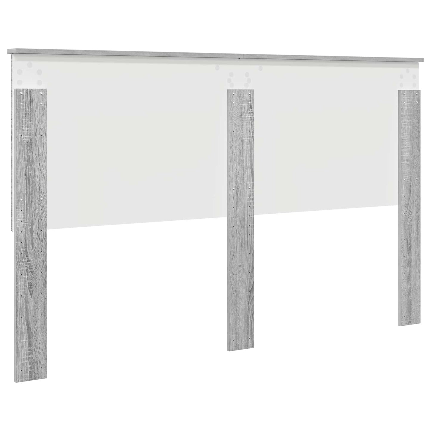 vidaXL Headboard with Headboard Grey Sonoma 160 cm Engineered wood