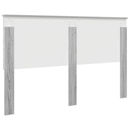 vidaXL Headboard with Headboard Grey Sonoma 160 cm Engineered wood