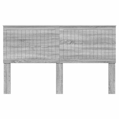 vidaXL Headboard with Headboard Grey Sonoma 160 cm Engineered wood