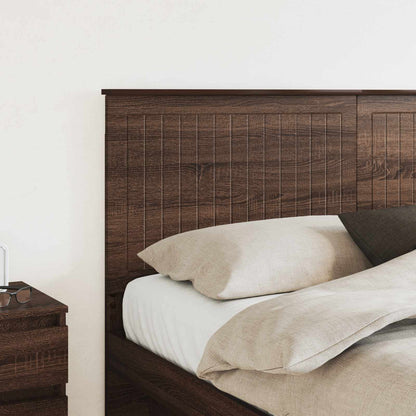 vidaXL Headboard with Headboard Brown Oak 160 cm Engineered wood