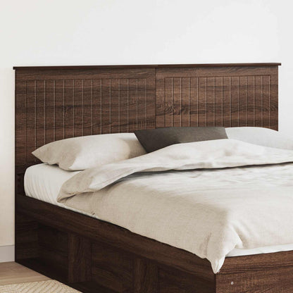 vidaXL Headboard with Headboard Brown Oak 160 cm Engineered wood