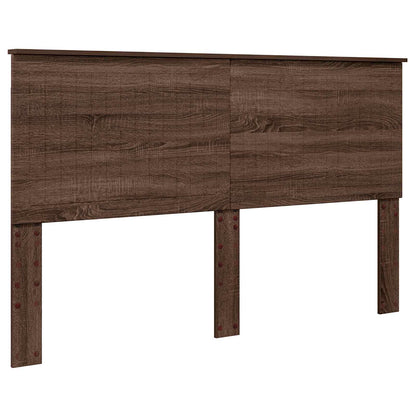 vidaXL Headboard with Headboard Brown Oak 160 cm Engineered wood