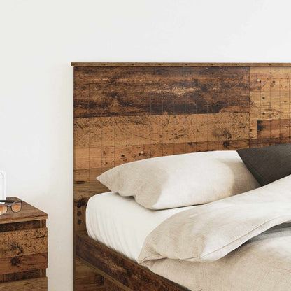 vidaXL Headboard with Headboard Old Wood 160 cm Engineered wood