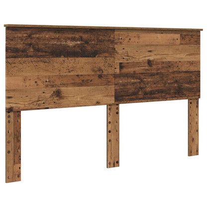 vidaXL Headboard with Headboard Old Wood 160 cm Engineered wood