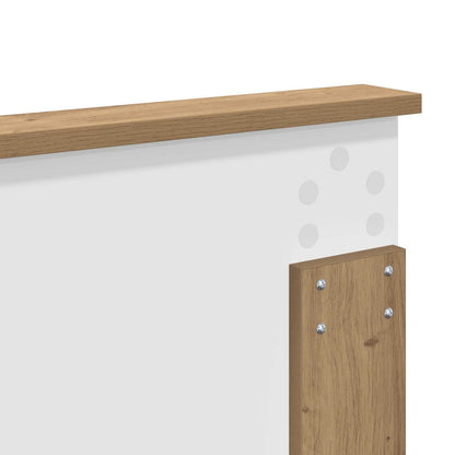 vidaXL Headboard with Headboard Artisan Oak 160 cm Engineered wood