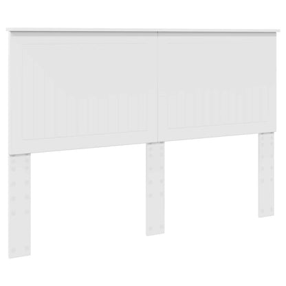 vidaXL Headboard with Headboard White 150 cm Engineered wood