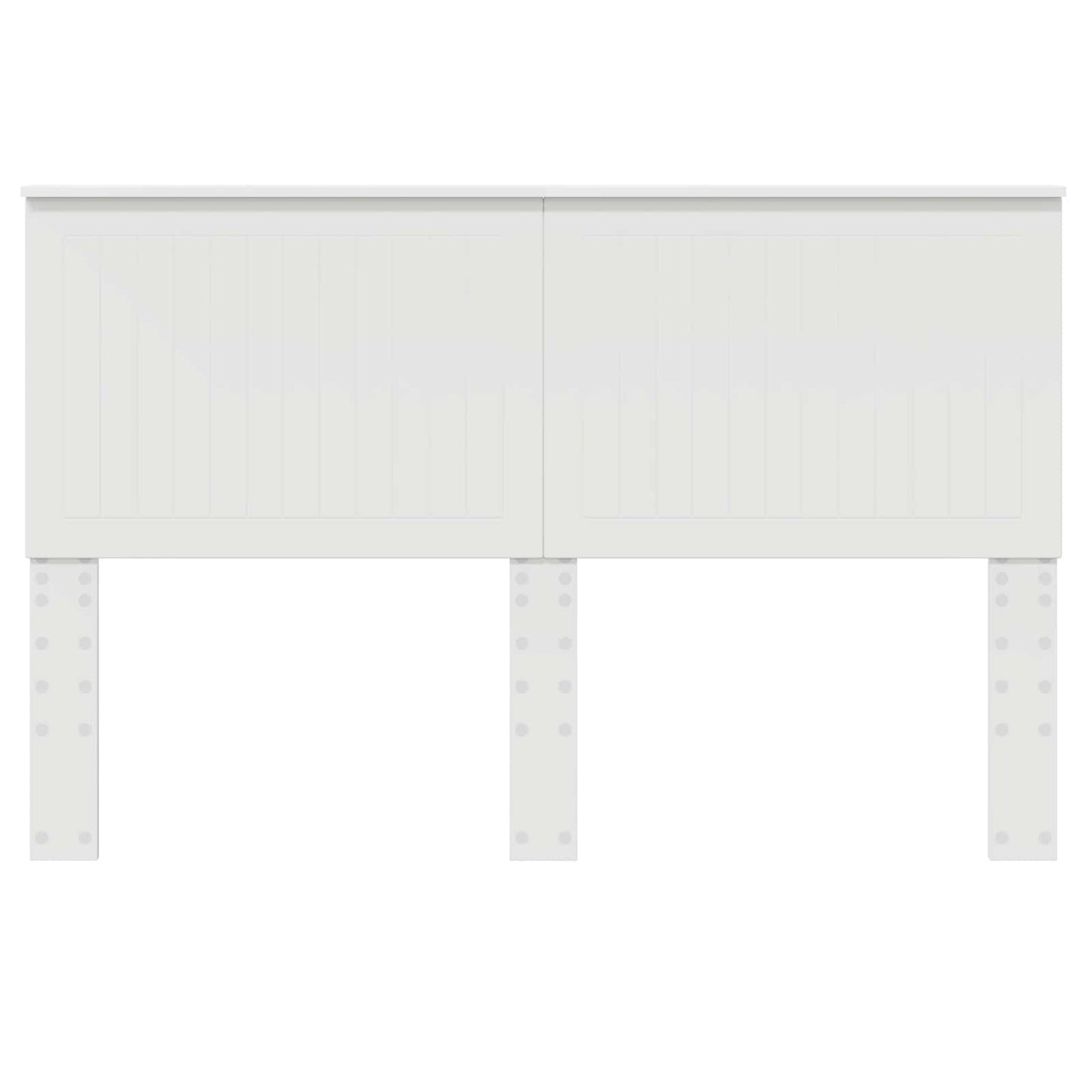 vidaXL Headboard with Headboard White 150 cm Engineered wood