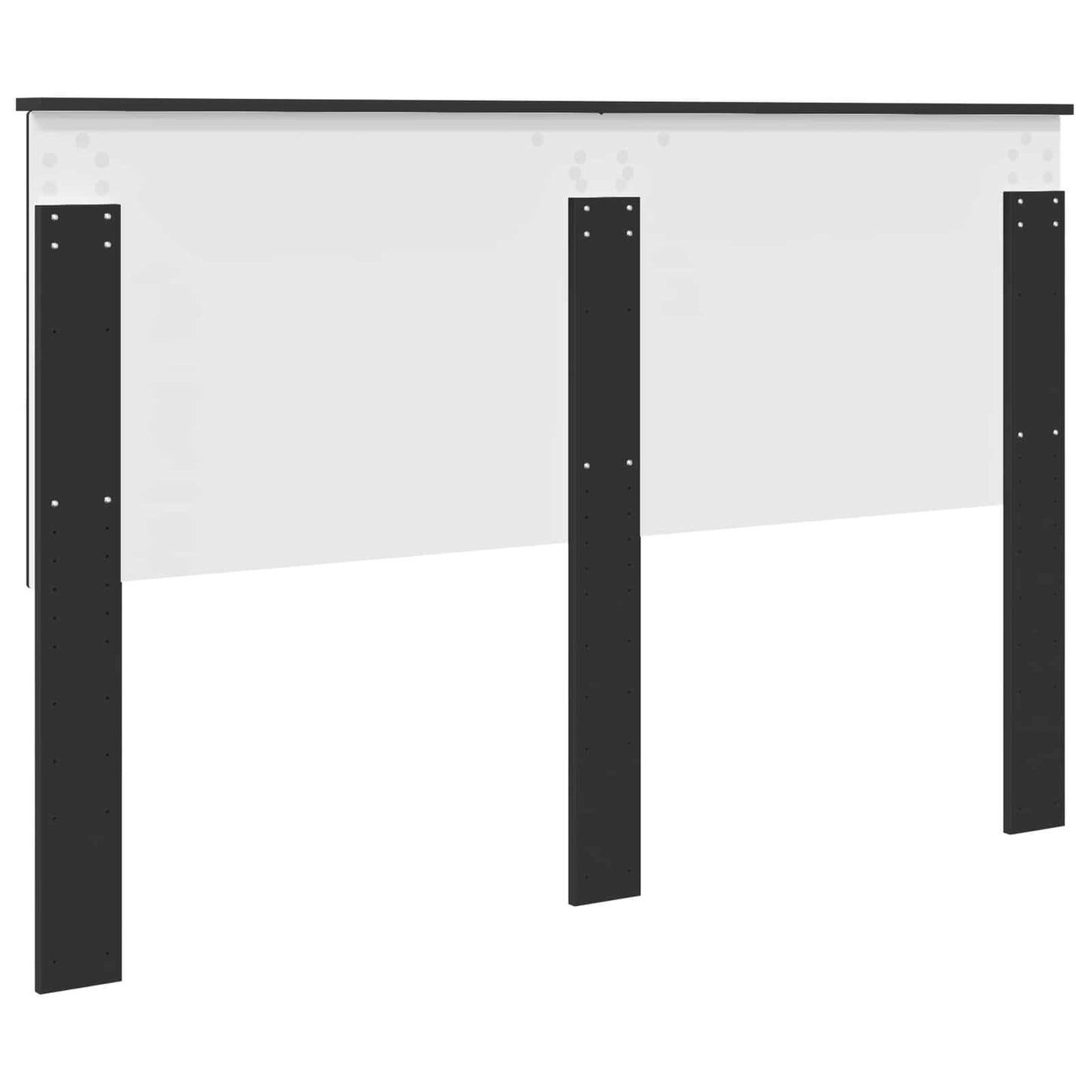 vidaXL Headboard with Headboard Black Oak 150 cm Engineered wood