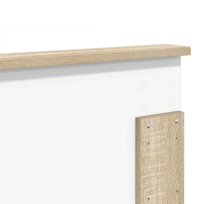 vidaXL Headboard with Headboard Sonoma Oak 150 cm Engineered wood