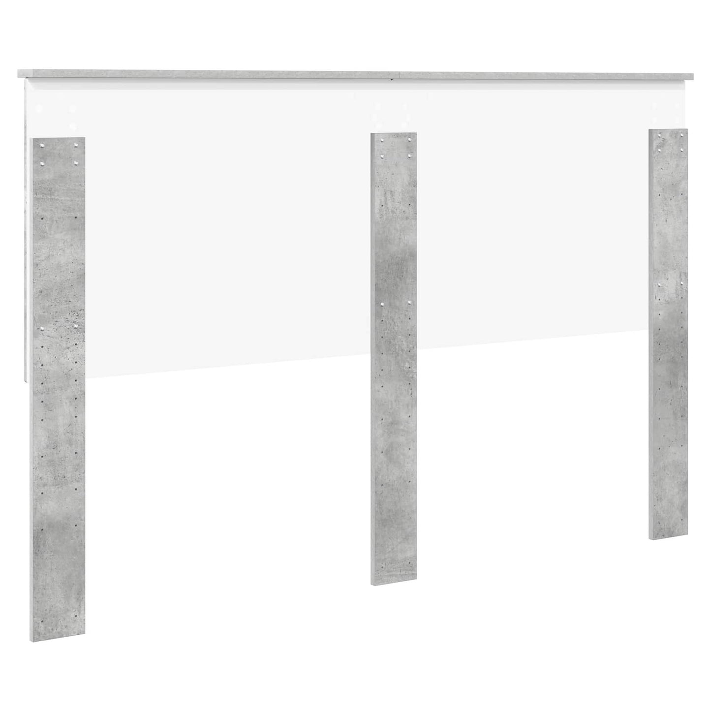 vidaXL Headboard with Headboard Concrete Grey 150 cm Engineered wood