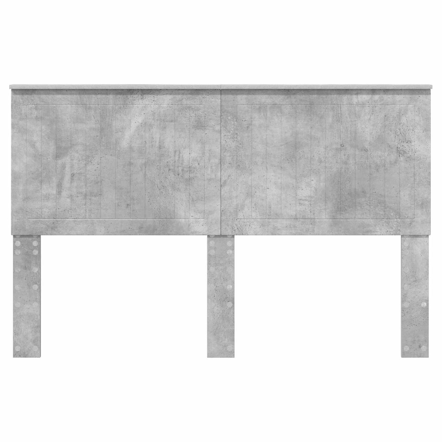 vidaXL Headboard with Headboard Concrete Grey 150 cm Engineered wood