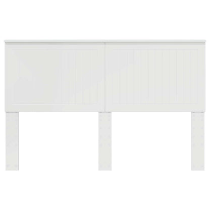 vidaXL Headboard with Headboard Gloss White 150 cm Engineered wood