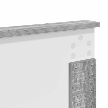 vidaXL Headboard with Headboard Grey Sonoma 150 cm Engineered wood