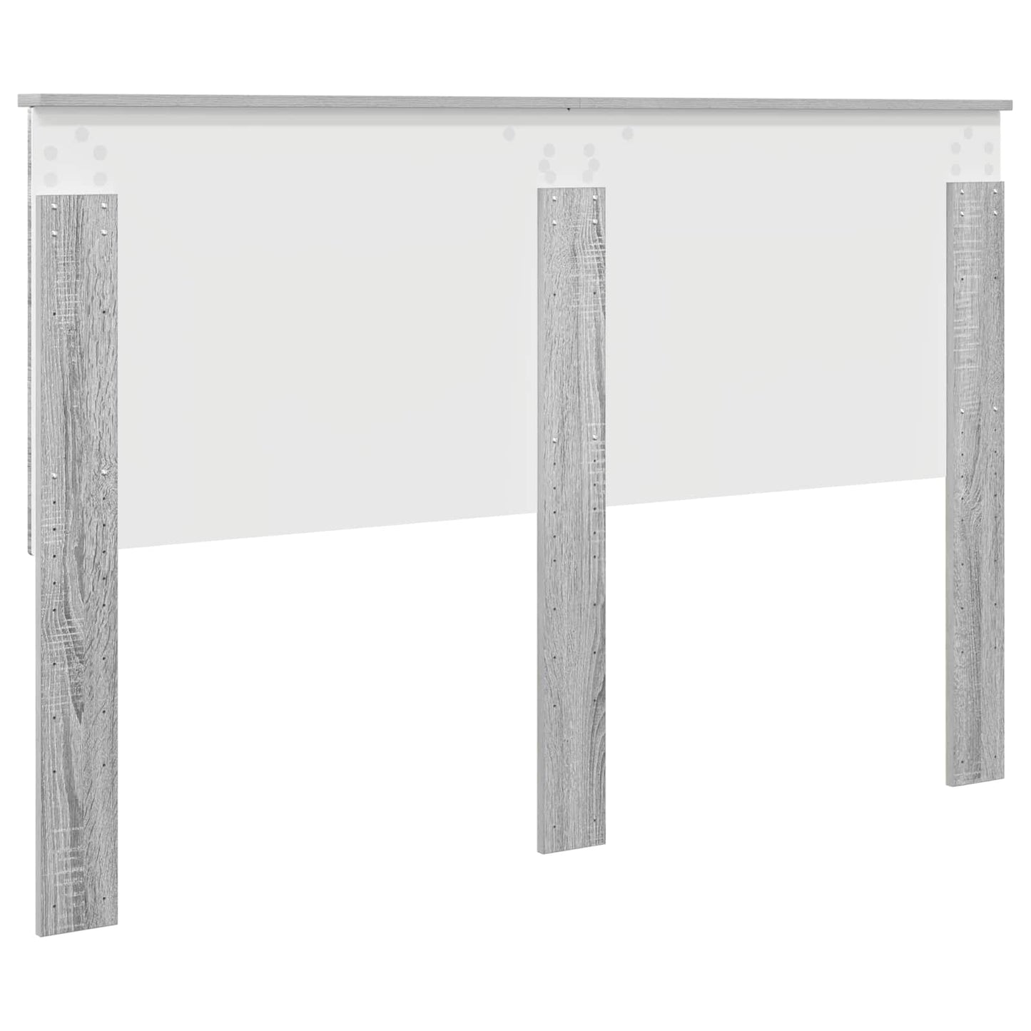 vidaXL Headboard with Headboard Grey Sonoma 150 cm Engineered wood