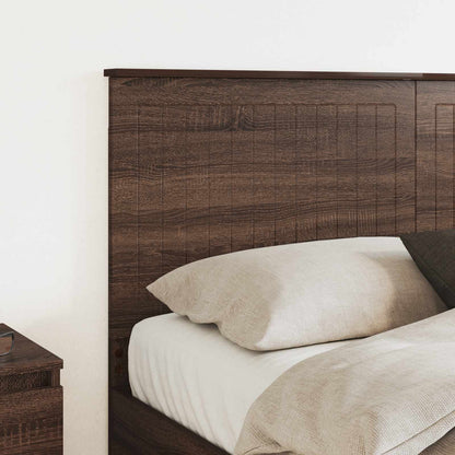vidaXL Headboard with Headboard Brown Oak 150 cm Engineered wood