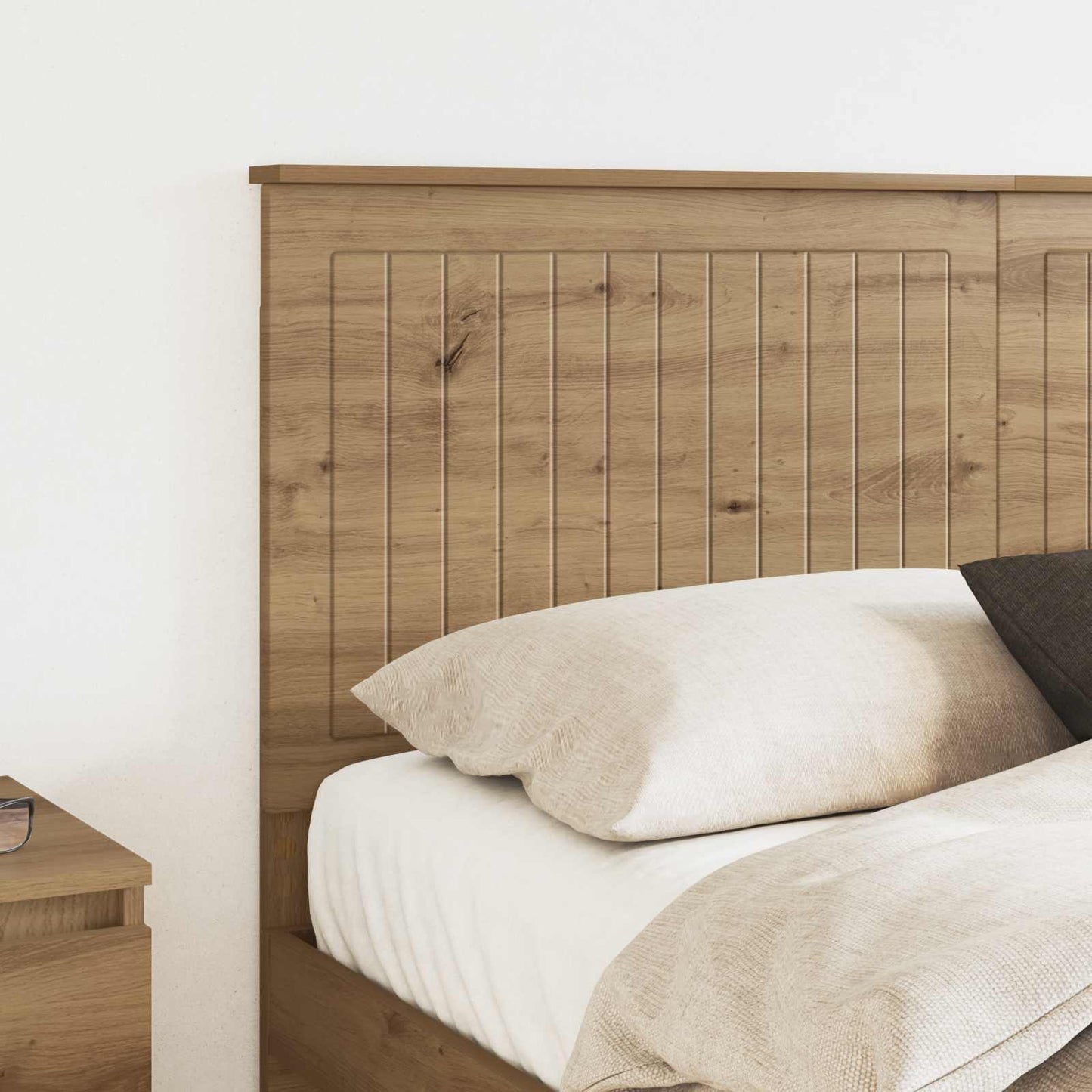 vidaXL Headboard Artisan Oak Engineered wood