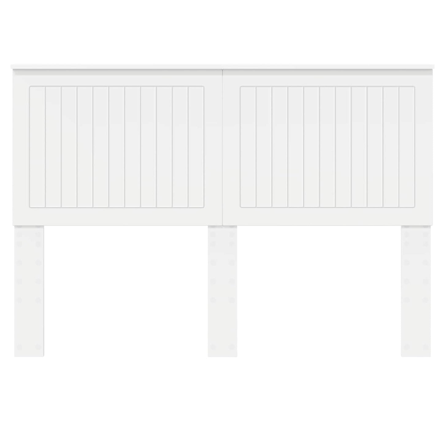 vidaXL Headboard with Headboard White 140 cm Engineered wood
