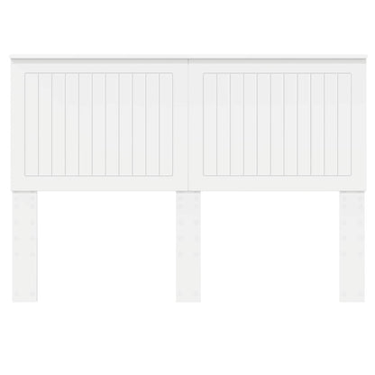vidaXL Headboard with Headboard White 140 cm Engineered wood