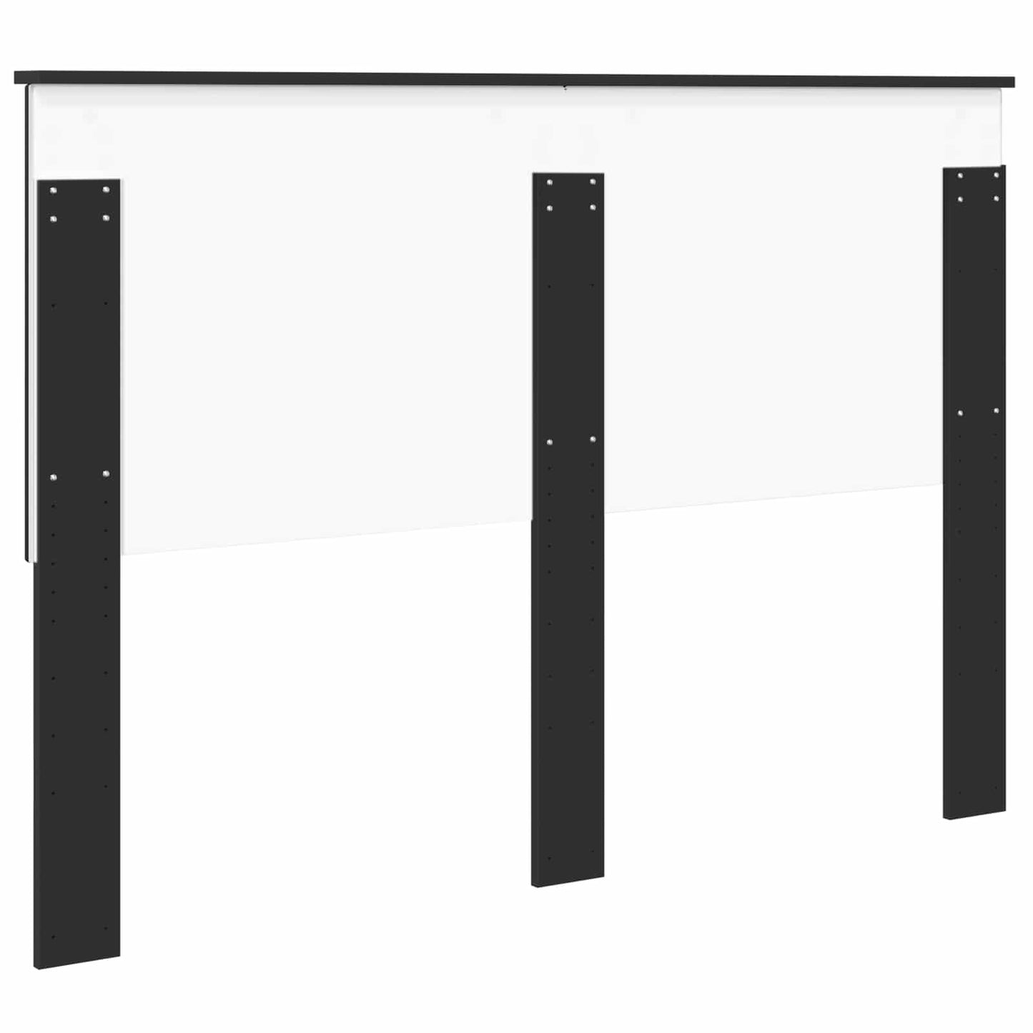 vidaXL Headboard with Headboard Black Oak 140 cm Engineered wood
