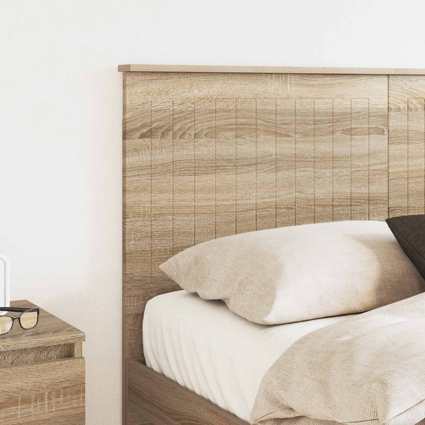 vidaXL Headboard with Headboard Sonoma Oak 140 cm Engineered wood
