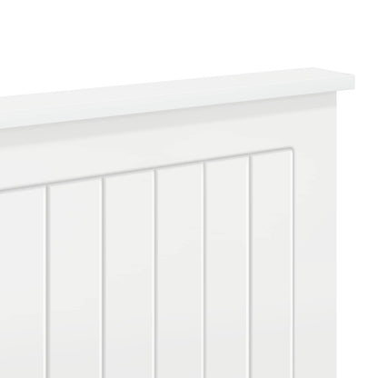 vidaXL Headboard with Headboard Gloss White 140 cm Engineered wood