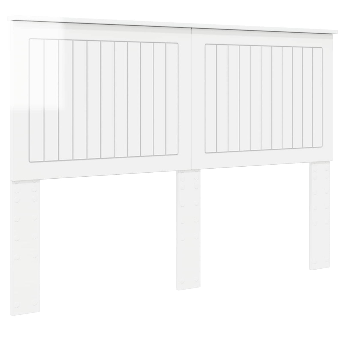 vidaXL Headboard High Gloss White Engineered wood