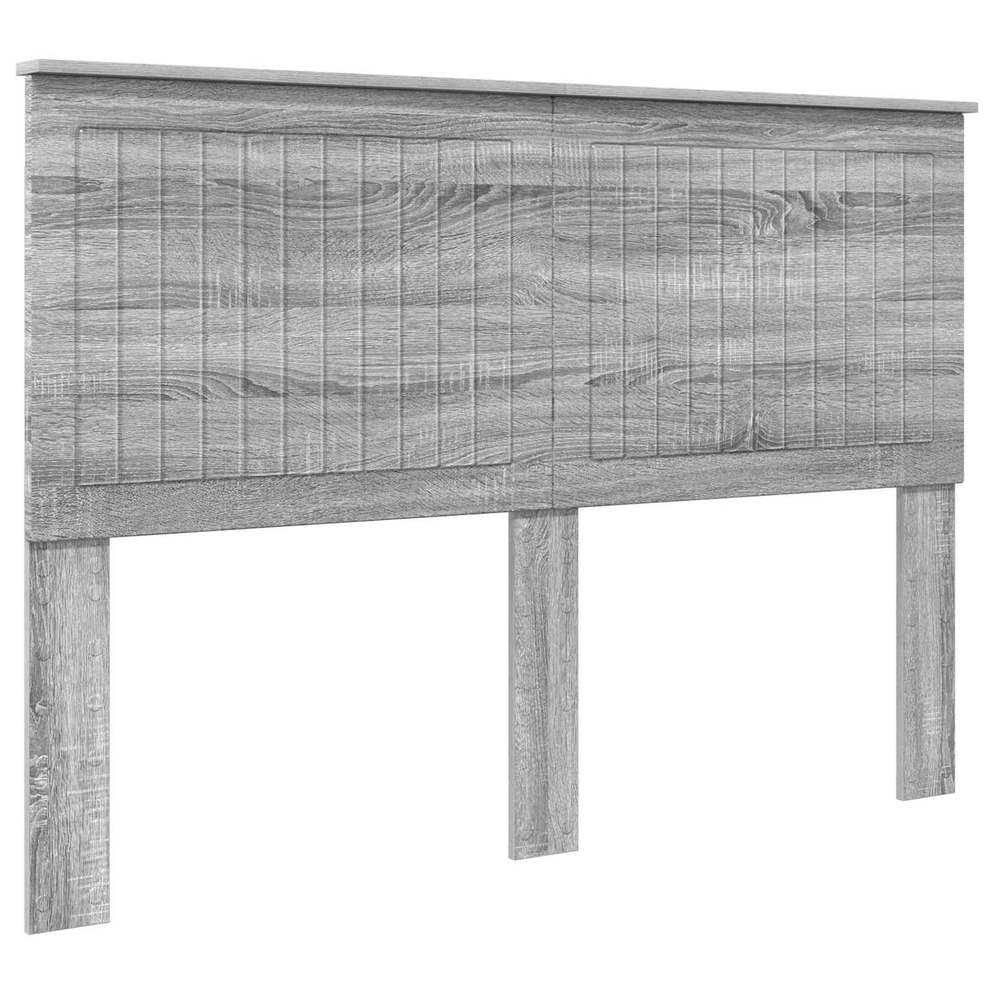 vidaXL Headboard with Headboard Grey Sonoma 140 cm Engineered wood