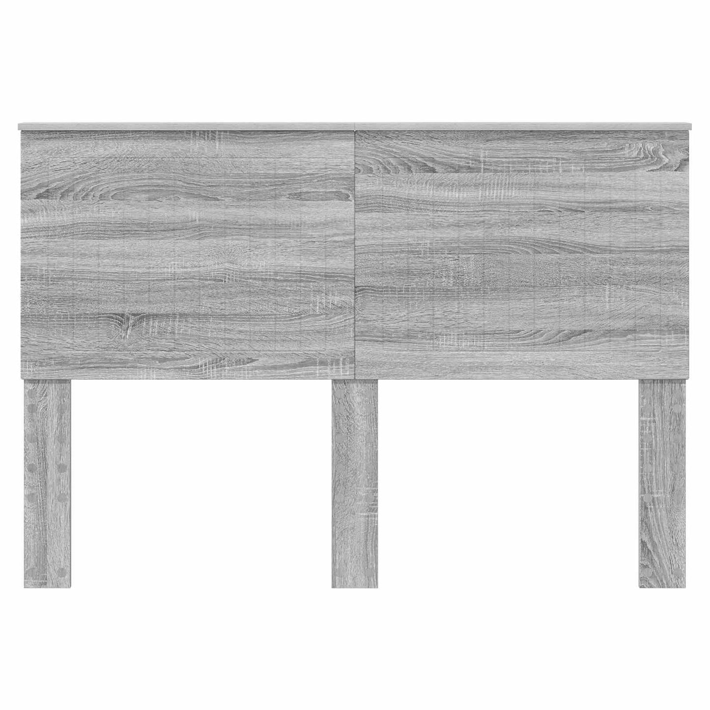 vidaXL Headboard with Headboard Grey Sonoma 140 cm Engineered wood