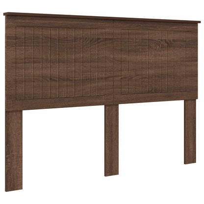 vidaXL Headboard with Headboard Brown Oak 140 cm Engineered wood